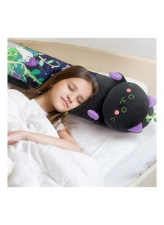 Y&D 20in Long Devil Mint Cat Plush Pillows Black Stuffed Animals Squishy Sleeping Hugging Pillow Soft Toys for Kids  - Image 4