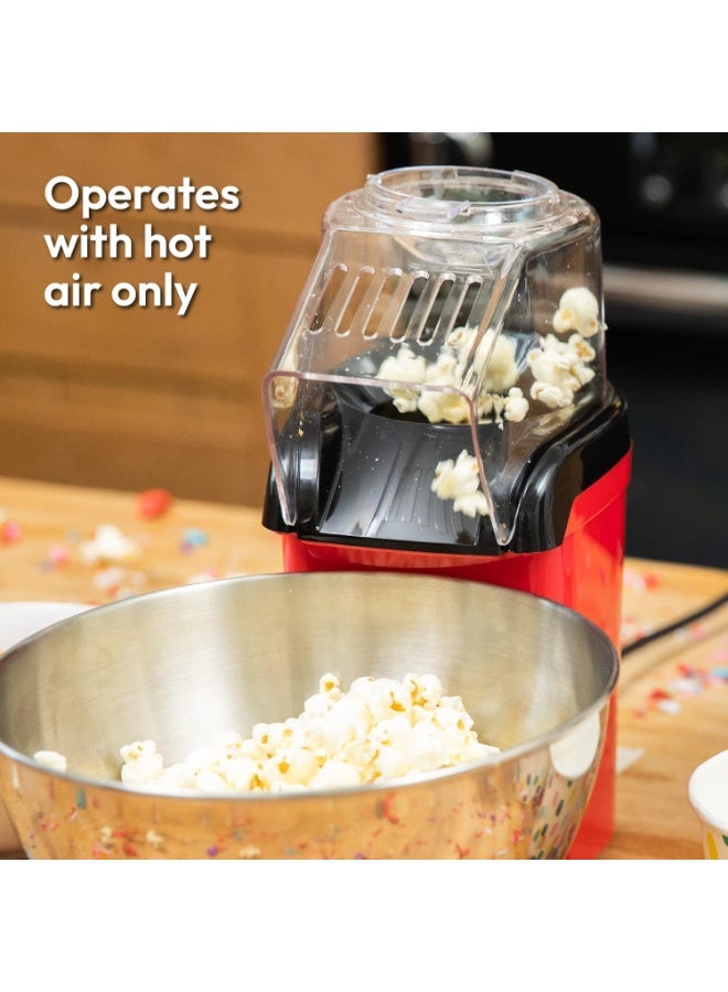 Hot Air Popcorn Machine 1200W – Healthy Popcorn Ready in 3 Minutes, No Oil, Touch of a Button Operation, Easy to Clean, Perfect for Family Gatherings & Movie Watching - Image 5