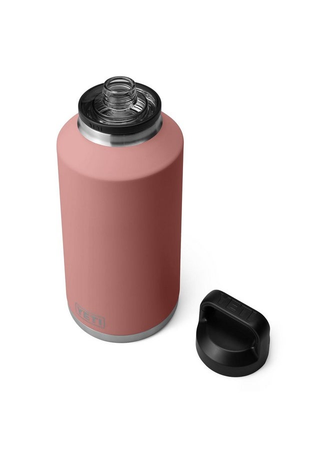 YETI YETI Rambler 64 oz Bottle, Vacuum Insulated, Stainless Steel with Chug Cap, Sandstone Pink  - Image 1