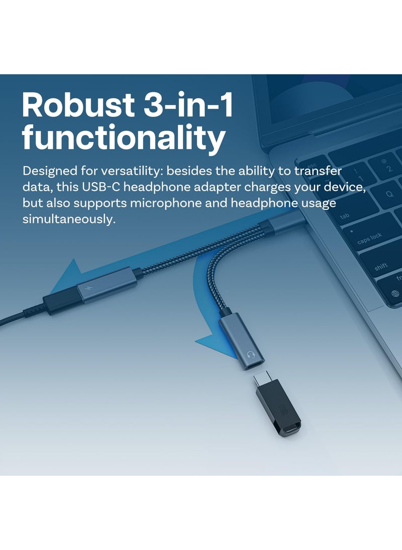 Mmobiel MMOBIEL USB C Splitter Headphone and Charger 2in1 USBC Adapter 60W Fast Charging and 16Bit Audio  Mic and Headset Support  Compatible with iPhone 16 15 iPad ProAir Galaxy S25S21  - Image 4