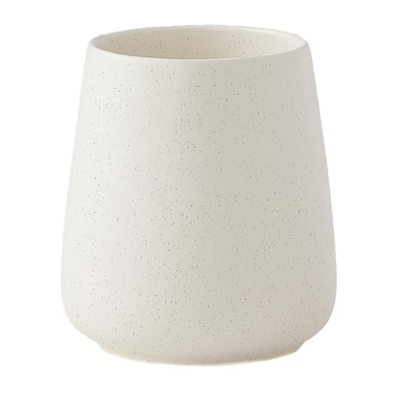 Levesica Beige Toothbrush Holder for Bathroom Ceramic Tooth Brushing Holders Toothbrush Cup - Image 1