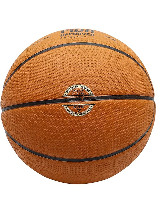 TA SPORT TA Sport 4050070 Cellular Rubber Basketball with Waft, Size 7, Brown  - Image 3