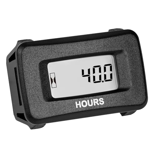 Runleader عداد ساعات الصيانة الرقمي من رانليدر، AC/DC 5V إلى 277V لجرار الحدائق، مولد، سكوتر، سيارة نادي، رافعة شوكية، قاطع أوراق وغيرها (1) - Image 1