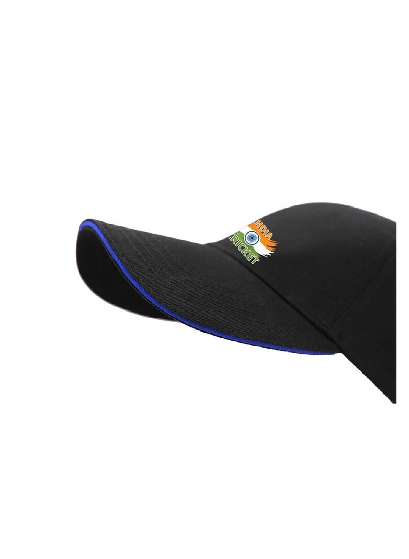 قبعات البيسبول لمحبي رياضة الكريكيت في الهند لكل من الرجال والنساء مع إبزيم معدني قابل للتعديل للإغلاق - مثالية للأنشطة الخارجية والمباريات والارتداء اليومي - Image 5