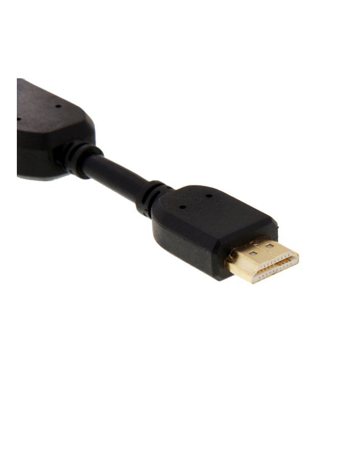 NIBEMINENT HDMI Connector Adapter Black/Gold  - Image 3