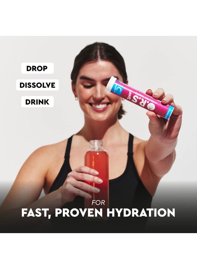 ORS O.R.S Sport Hydration Tablets | Electrolytes with Vitamin D & Magnesium for Rehydration & Recovery | Vegan, Gluten-Free & Low Calorie Tablets, Orange Flavour, 80 Tablets (Pack of 4 x 20) - Image 5