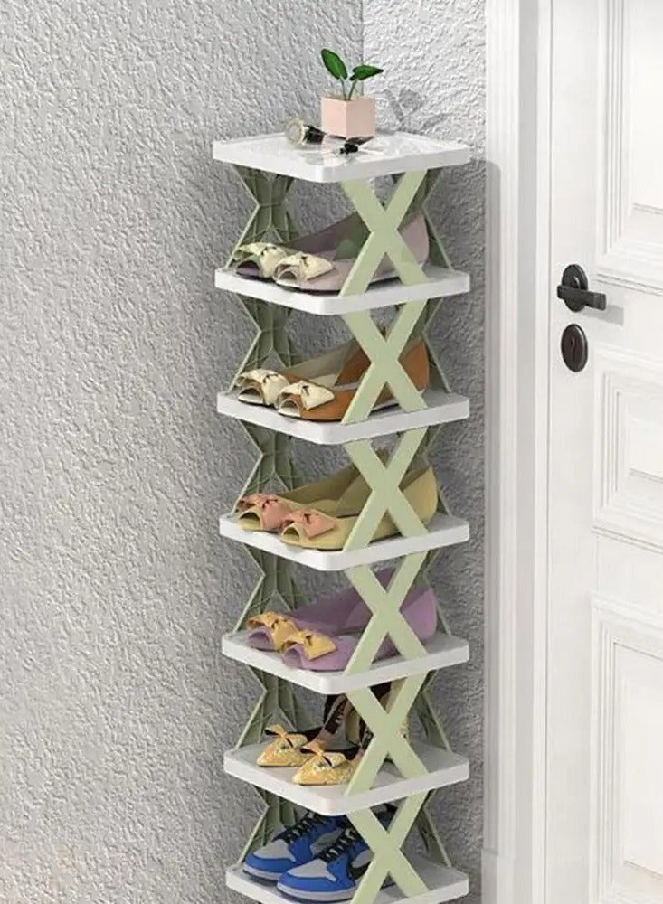 BLOOMING TIME 9 Layer Shoe Rack Organizer,Detachable, Space Saving, PP Material, Easy Assembly, Large Capacity, Versatile Storage - Image 2