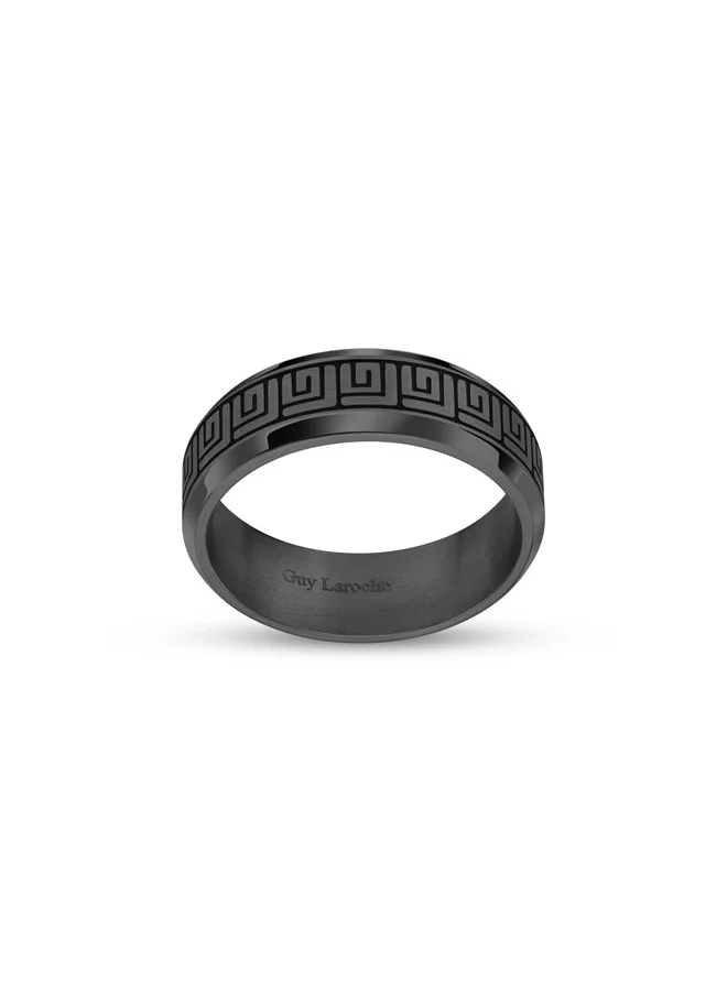Guy Laroche Charlie.4 Grey Finger Ring for Men