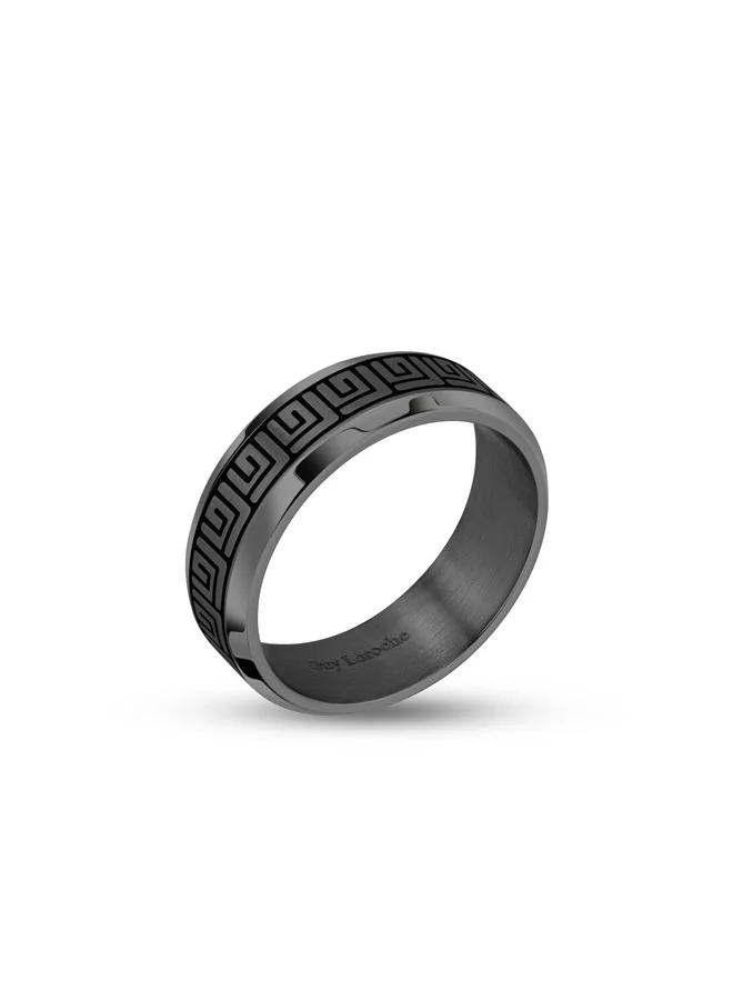 Guy Laroche Charlie.4 Grey Finger Ring for Men