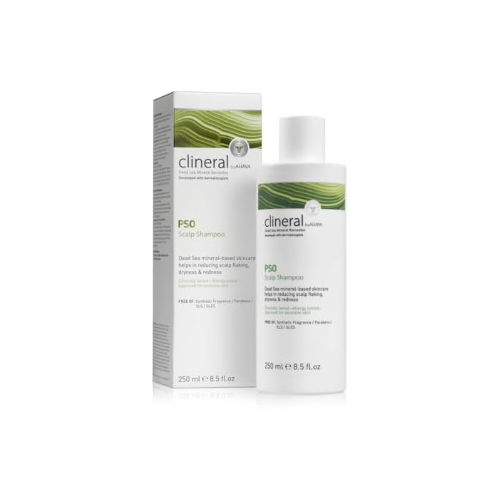 AHAVA Clineral Pso Scalp Shampoo - Rich & gentle shampoo to reduce scalp irritations, alleviates dryness, cleanses the hair, hydrates & softens the scalp, with Osmoter, Zinc & Hippophae Oil, 8.5 Fl.Oz - Image 4
