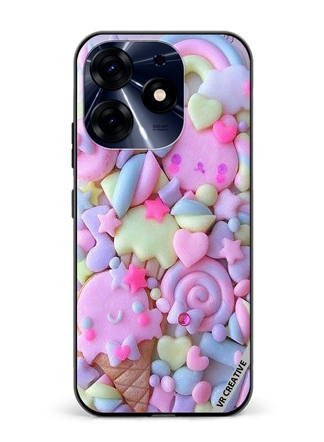 VR CREATIVE Protective Case Cover For Tecno Spark 10 Pro Kawai Decoden Design Multicolour - Image 1