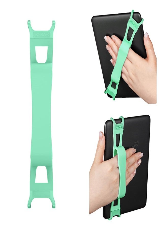 CoBak Hand Strap for 6-7" Kindle/Voyaga/Lenovo/Sony E-Book/Kindle Fire/Kobo/Tablets, Convenient for Bedtime Reading, High-Elastic, Lightweight, Soft and Secure Grip Holder, Sage Green - Image 1