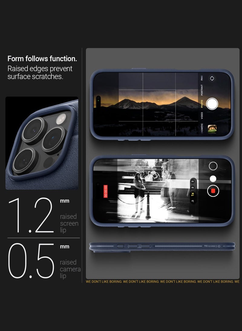 Caseology Athlex Mag iPhone 16 PRO MagSafe Case Cover Mil Grade with Integrated Grip - Active Navy - Image 5