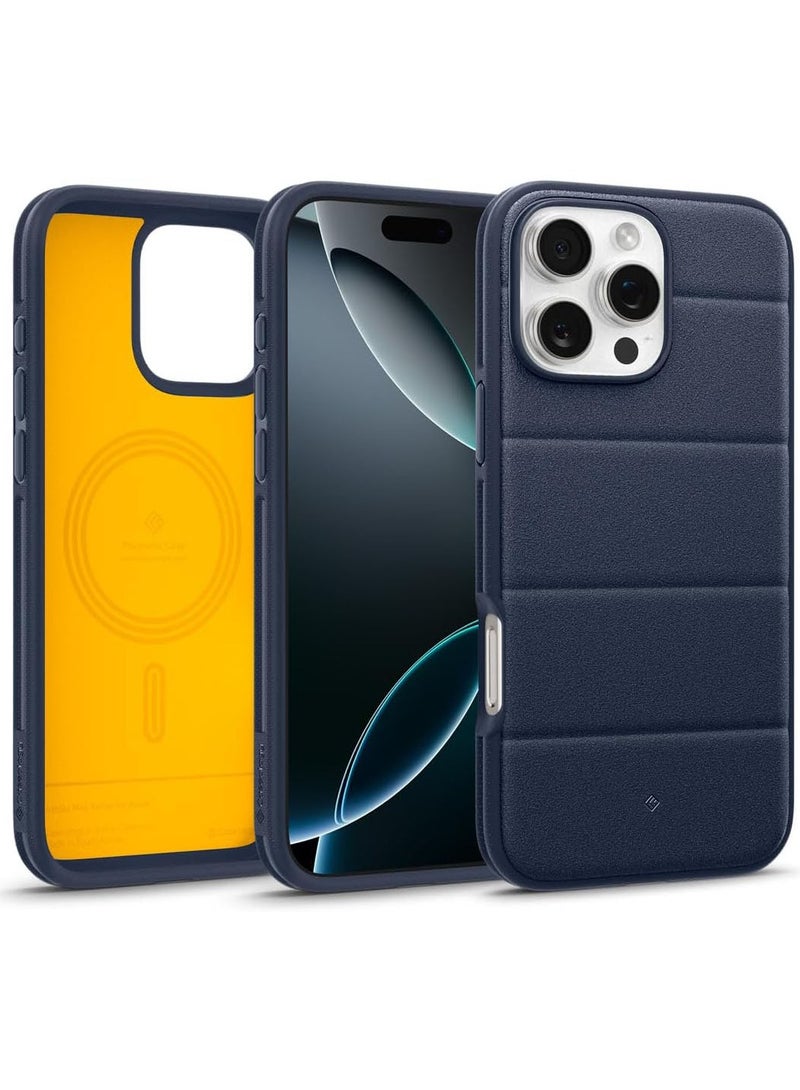 Caseology Athlex Mag iPhone 16 PRO MagSafe Case Cover Mil Grade with Integrated Grip - Active Navy - Image 1