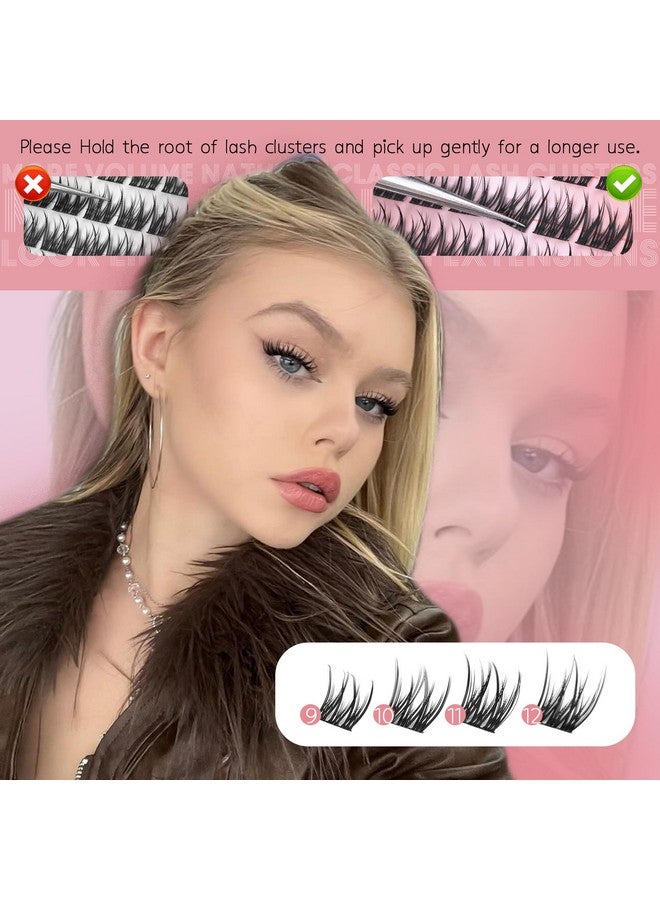 جيمير رموش صناعية طبيعية، رموش صناعية مموجة، رموش صناعية فردية، 132 قطعة، رموش صناعية كلاسيكية، رموش صناعية ناعمة، سهلة الاستخدام للمبتدئين من JIMIRE - Image 5