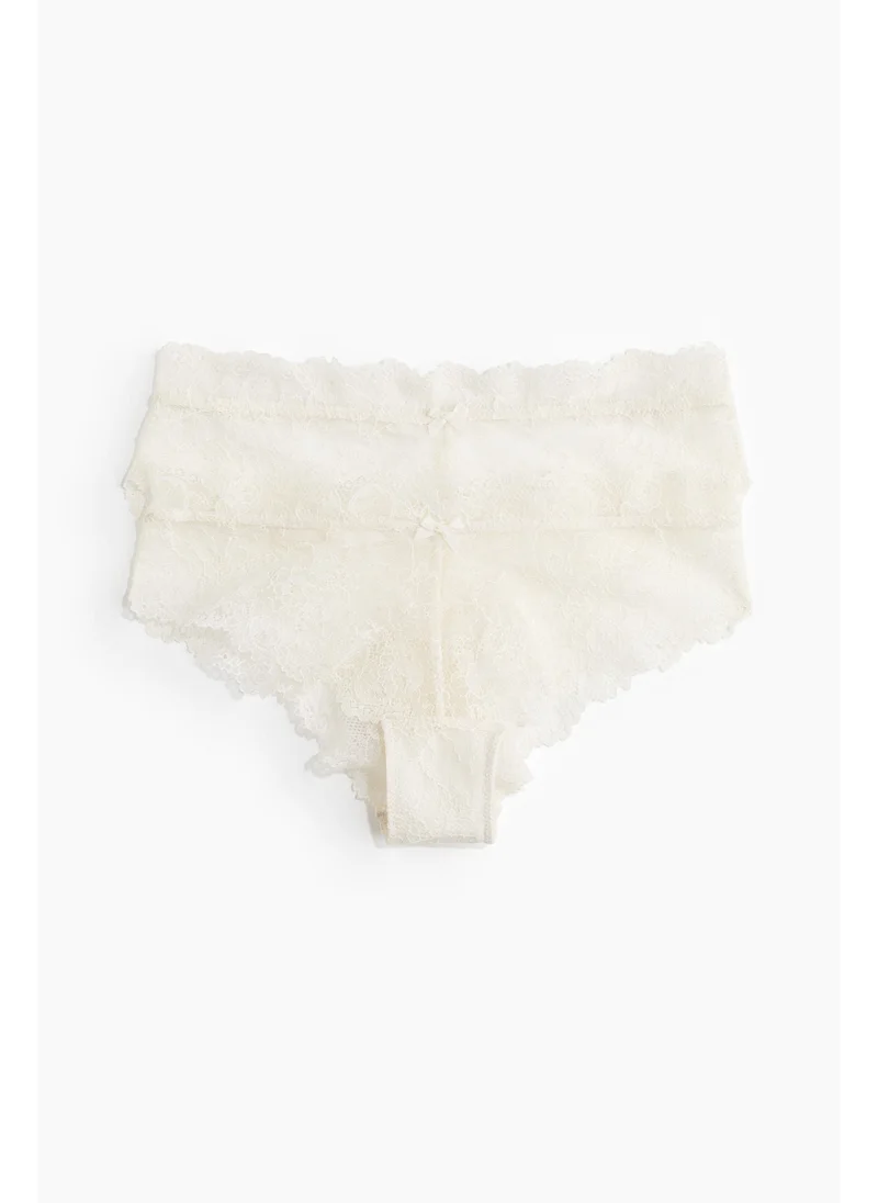 H&M 2-pack lace hipster briefs