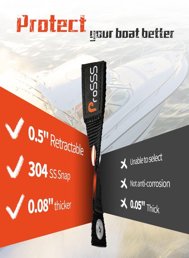 ProSSS Boat Cover 304 Steel Snap Extender for Boat Canvas, Extension Sizes 1"~2", 10 Piece Set - Image 5