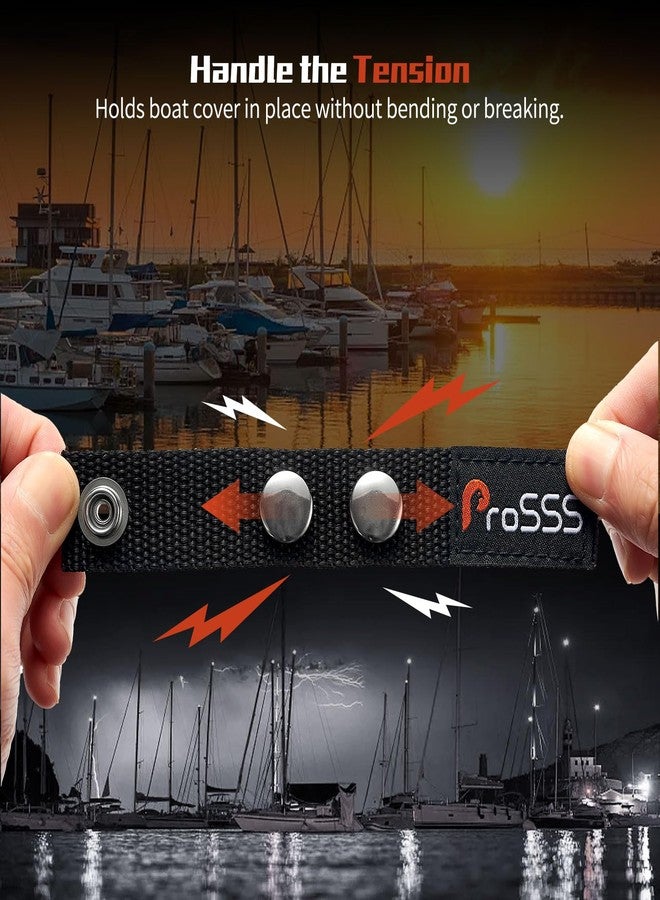 ProSSS Boat Cover 304 Steel Snap Extender for Boat Canvas, Extension Sizes 1"~2", 10 Piece Set - Image 3