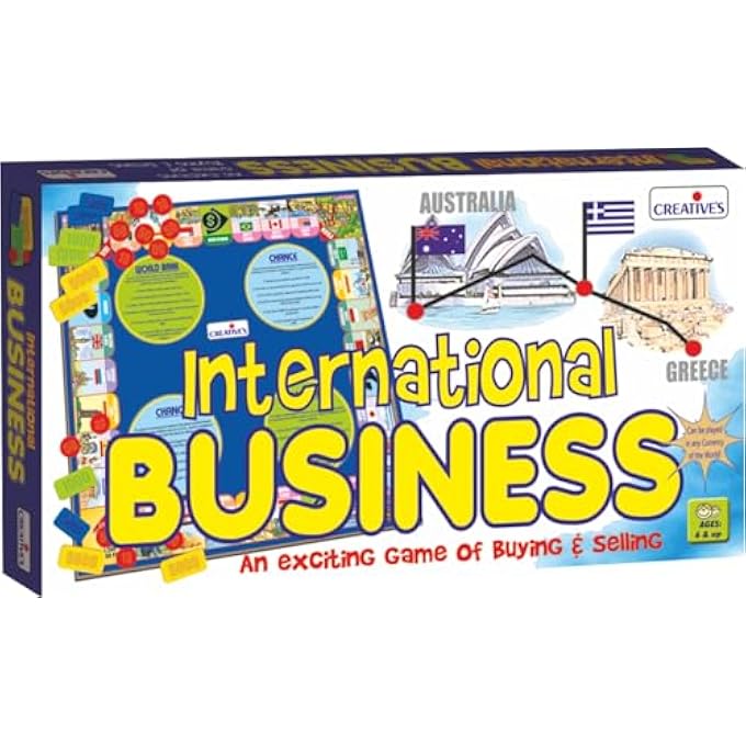 Creative's International Business Board Game  Business Tycoon Game for Kids  Adults Learning  Educational Game  Best Gift for Unisex Kids  Ages 6  Up - Image 2