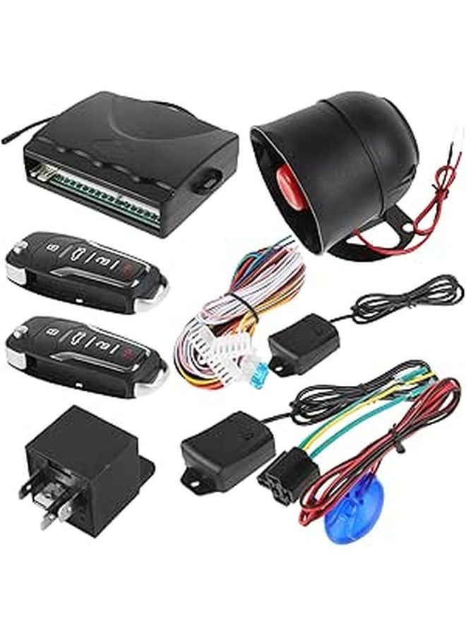 Universal Car Keyless Entry Alarm System with Central Locking for Vehicle Security - Image 1