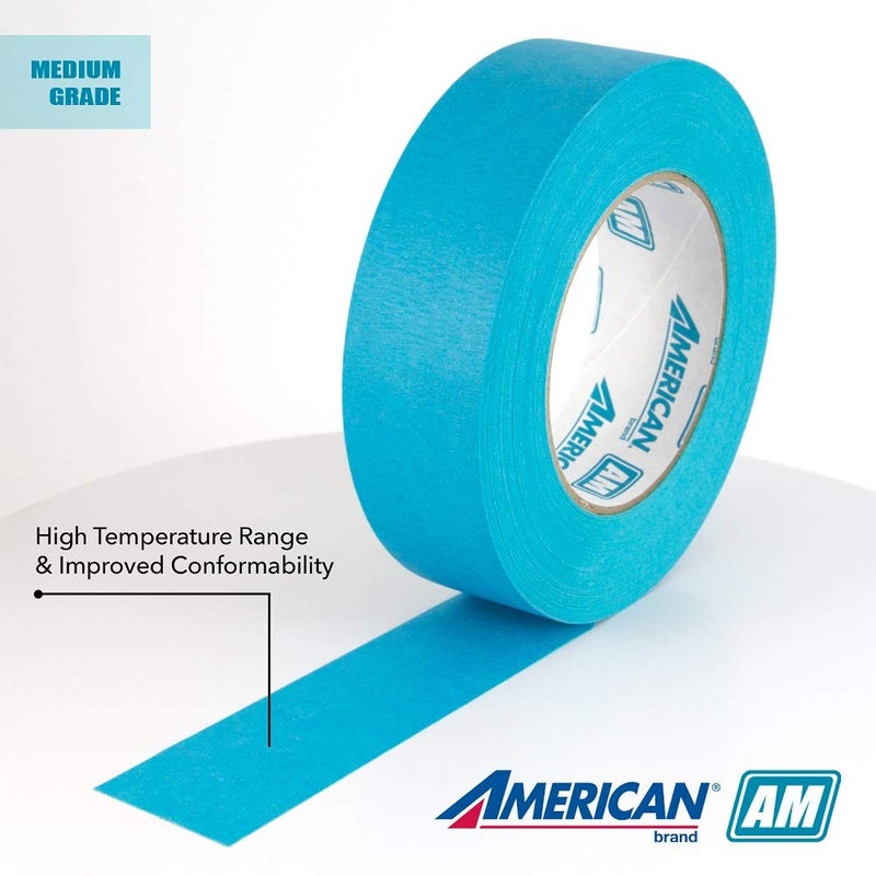 American شريط IPG الأمريكي AquaMask، .70" × 60 ياردة، أزرق، (48 عبوة) - Image 3