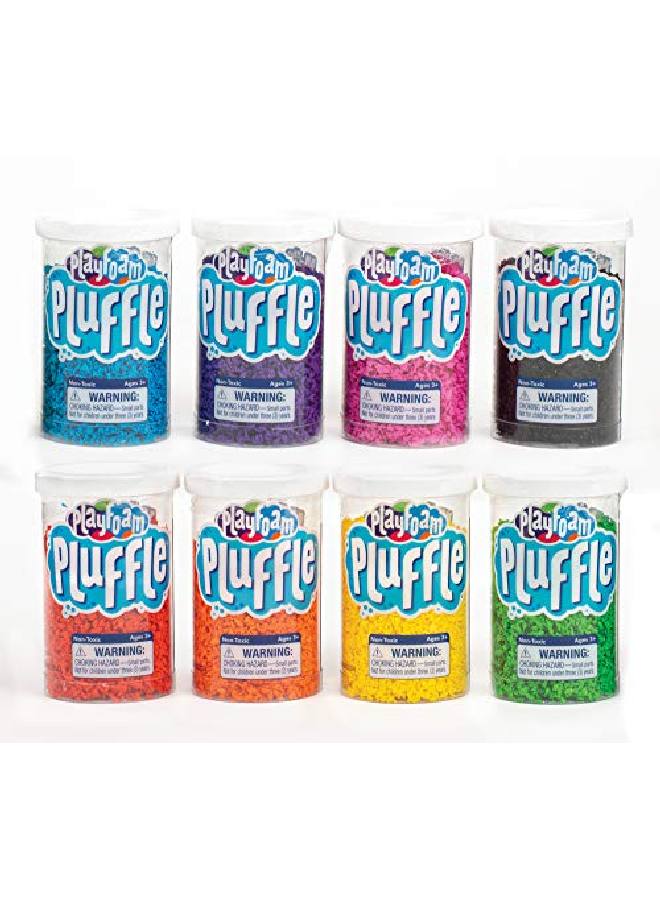 Educational Insights مجموعة من 8 ألوان من Playfoam Pluffle Rainbow غير سامة للعب الحسي للأطفال من سن 3 سنوات فما فوق - Image 2