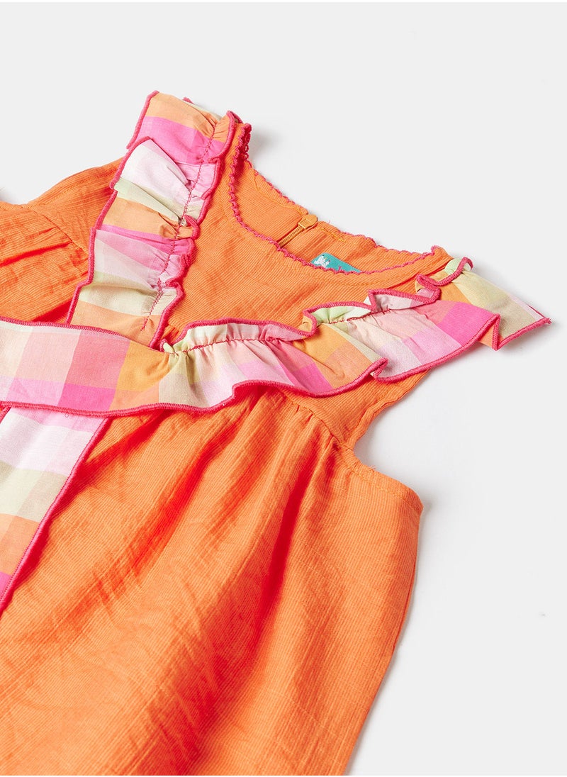 Jodi Mini - Embroidery Blouse with side belt - Image 1