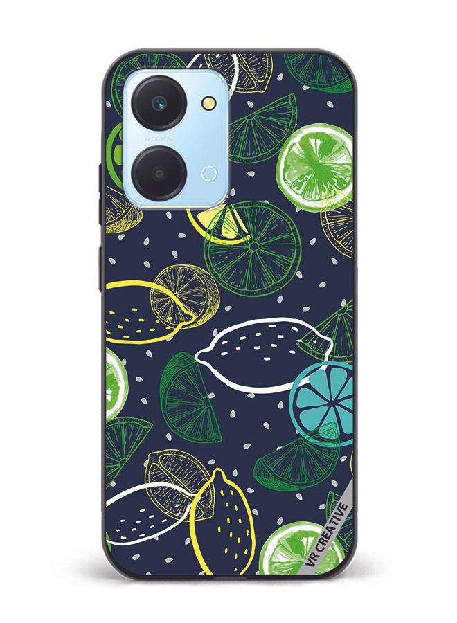 VR CREATIVE Protective Case Cover For Honor Play7T Lemon Design Multicolour - Image 1