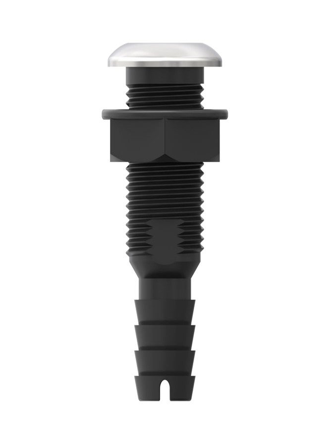 SEAFLO 1-1/8" 316 Stainless-Steel-Capped Thru Hull Through Hull 4-Year Warranty, Anti-Corrosion, Ultra-Durable with Built-in Check Valve, 4-Year Warranty (1-Pack) - Image 2