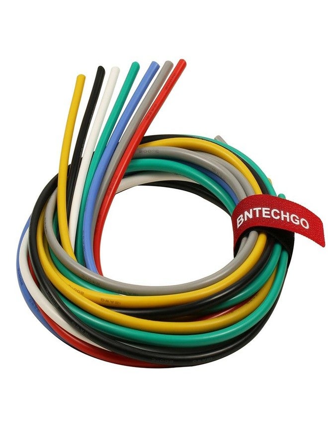 BNTECHGO 12 Gauge Silicone Wire Kit Ultra Flexible 7 Color High Resistant 600V 200 deg C Silicone Rubber Insulation 12 AWG Silicone Wire 680 Strands of Tinned Copper Wire Stranded Wire Cable - Image 1