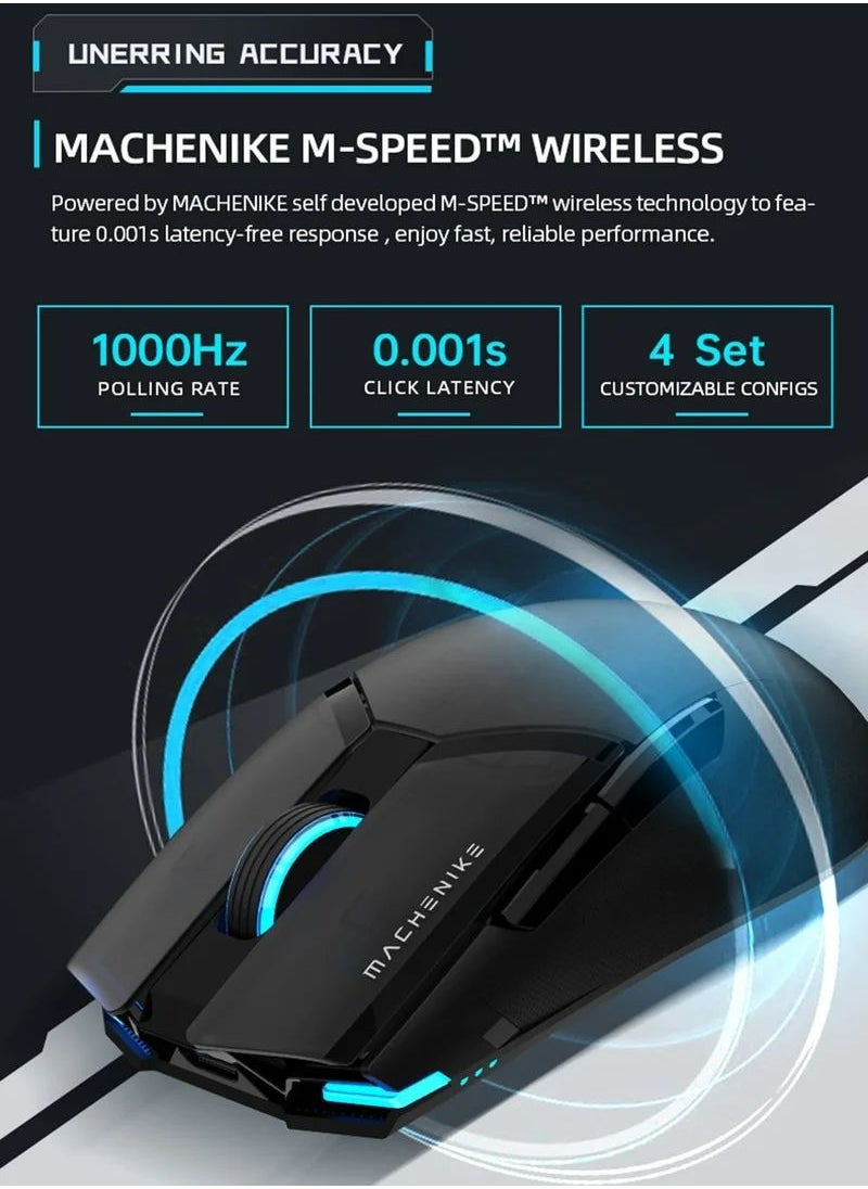 MACHENIKE - M7 PRO Wireless Gaming Mouse Rechargeable Dual Mode Gaming Mice 8000 DPI Gaming Office Special Computer Mouse For Laptop Desktop - Image 1
