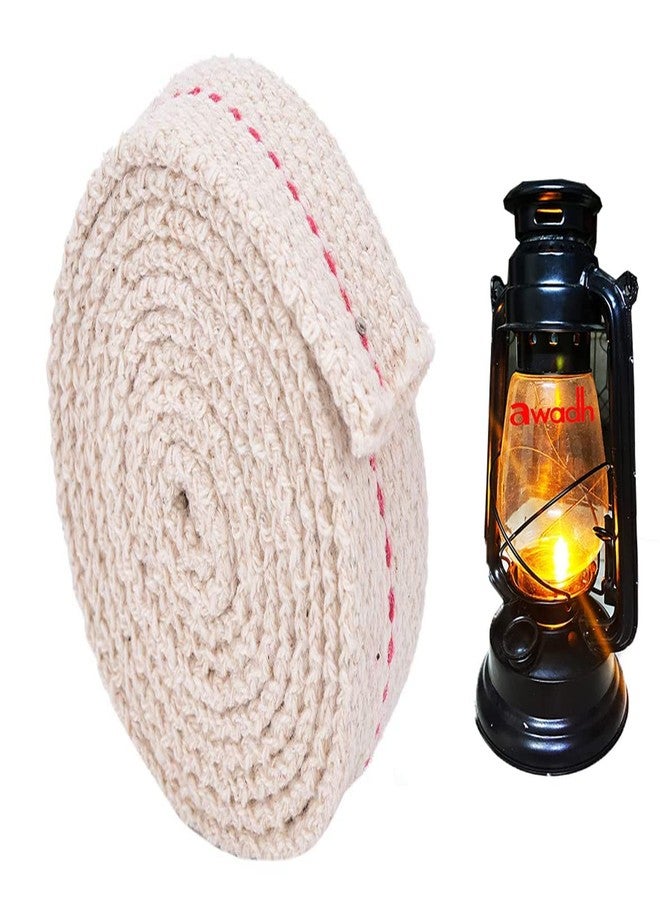 Awadh Flat Cotton Wick Oil Lamp Wick 12 Inches Length for Kerosene Lantern-1/4 2cm Lalten Batti, Lantern Cotton Wicks, Lalten Ribbon, Lantern Ribbon Suitable for All Oil Lanterns - Image 1