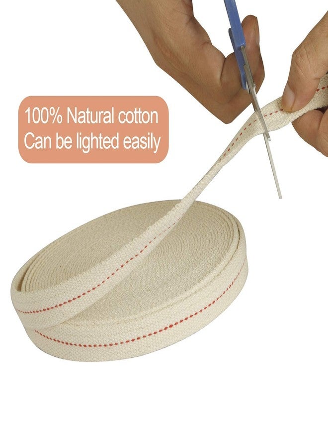 Awadh Flat Cotton Wick Oil Lamp Wick 12 Inches Length for Kerosene Lantern-1/4 2cm Lalten Batti, Lantern Cotton Wicks, Lalten Ribbon, Lantern Ribbon Suitable for All Oil Lanterns - Image 5