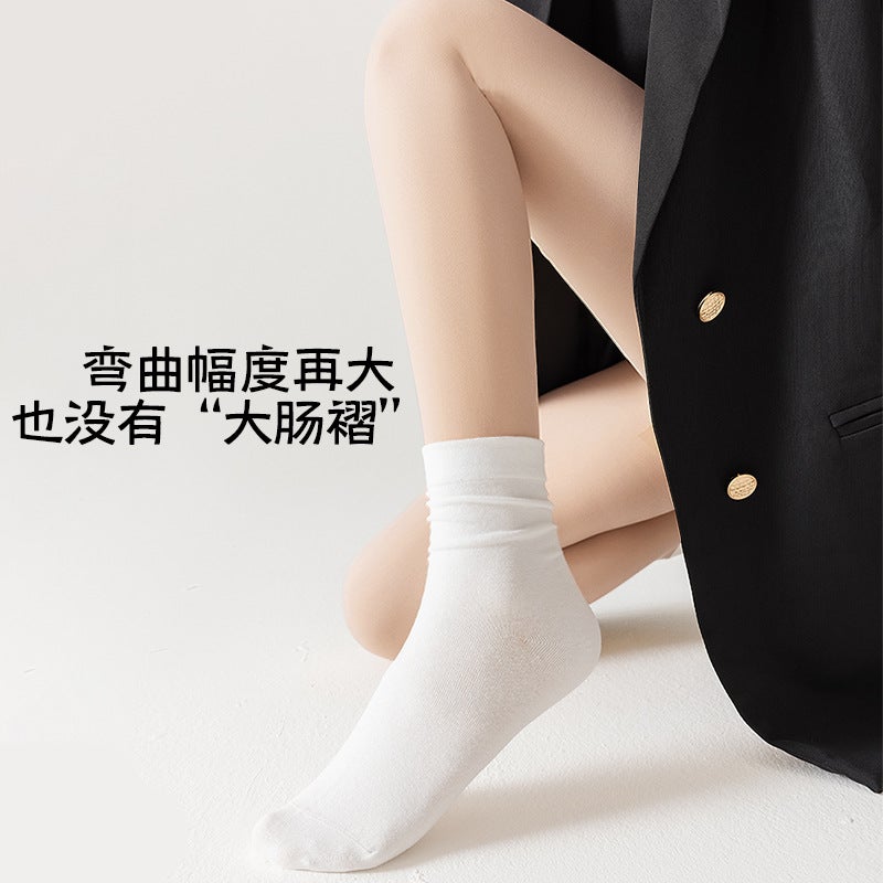 Fleece-Lined Black Silk Bare-Leg Artifact Fleece-Lined Women'S Slimming Look Beautiful Leg Leggings - Image 3