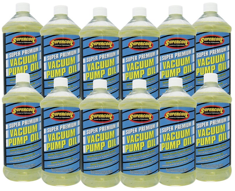 TSI Supercool V32-12CP Super Premium Synthetic Vacuum Pump Oil - 32 oz, 12 Pack - Image 4