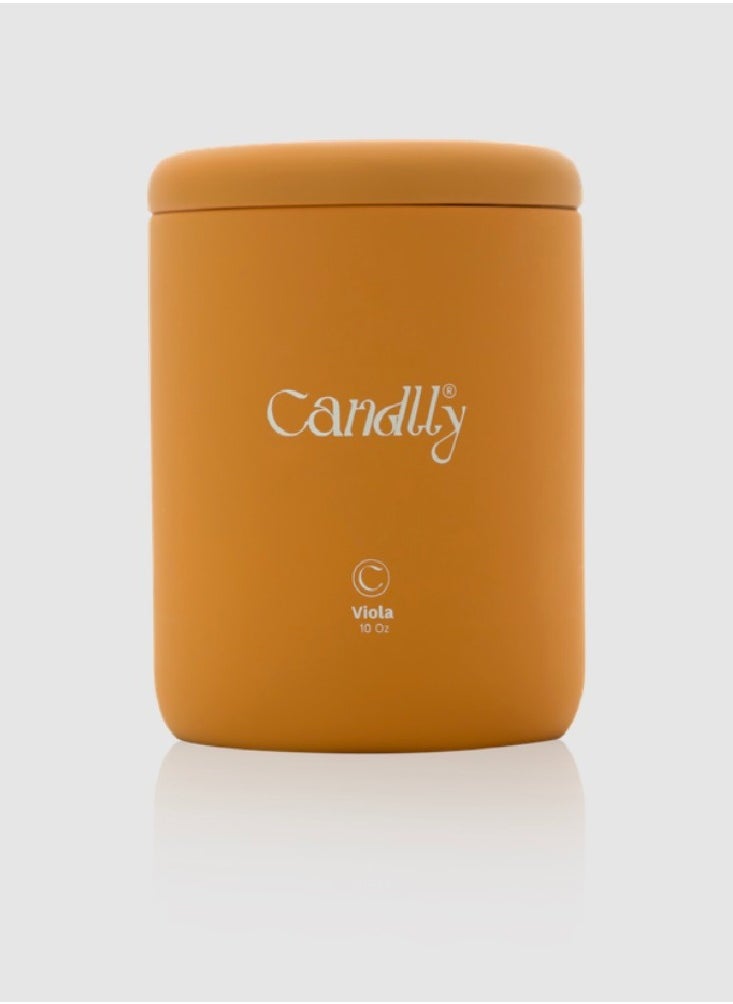 Candlly Viola Candle of Memories and Warm Moments.Fillid in natural pottery.prepared and ready for gifting.Fragrance: Vanilla, cream, cake, and sugarIngredients: Natural soy wax, essential oils.Size:300 grams  - Image 5