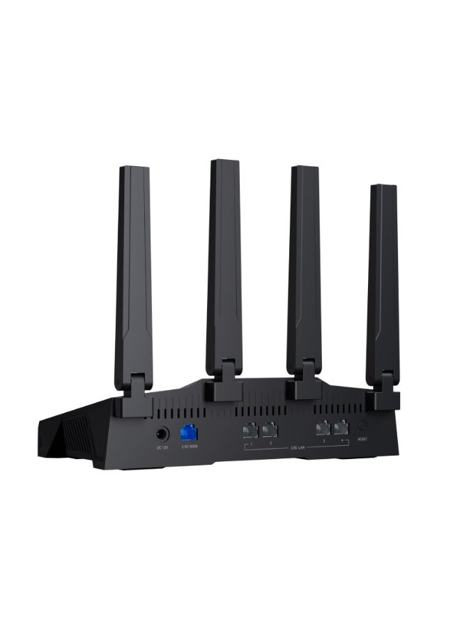 GL.iNet GL-BE9300 (Flint 3) Tri-Band WiFi 7 Router, High-Speed 6GHz Gaming WiFi Router for Wireless Internet, Long Range, 5 x 2.5G VPN Routers for Fiber Optic Modem, Computer Routers, Home & Business - Image 4