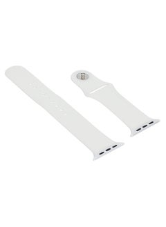 Silicone Sport Band for Apple Watch Ultra/Ultra 2 49mm 45mm 44mm 42mm, Waterproof Soft Silicone Sport Band for iWatch Ultra SE 8/7/6/5/4/3/2/1 , from white fig