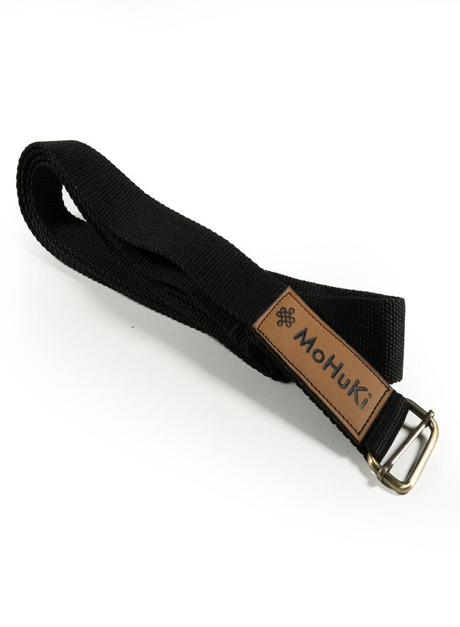 Mohuki Yoga Strap - Polyester - Black - Image 1