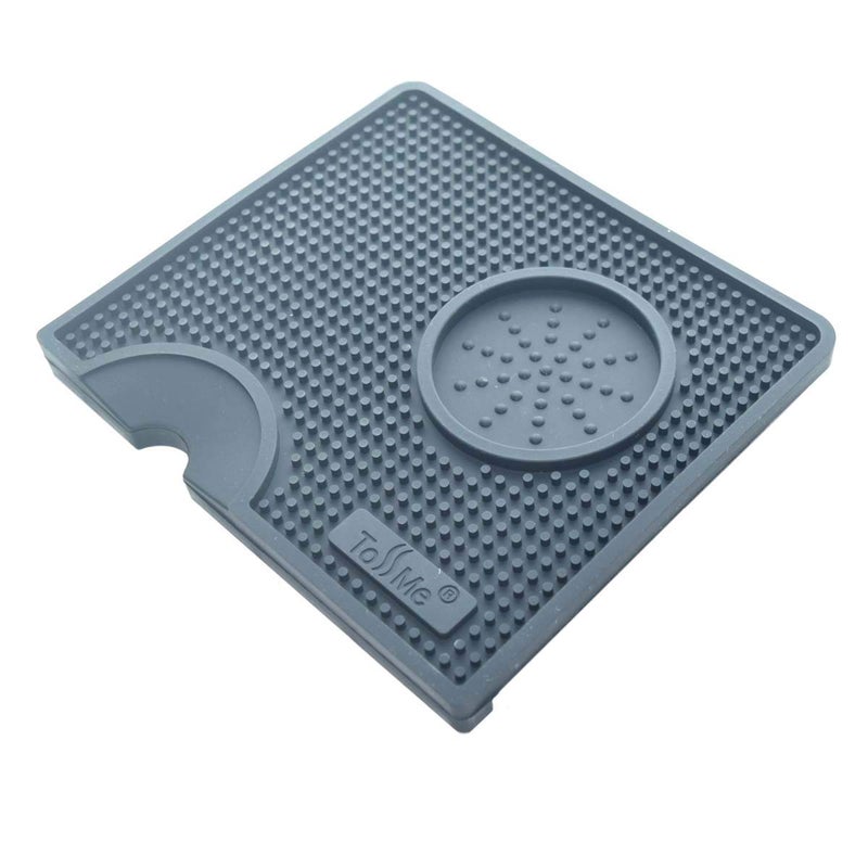 ToSSme Tamper Mat for Espresso Station  Silicone Coffee Tamping Pad TMCO01 Black
