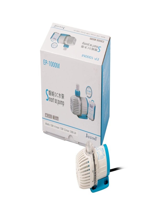Jebao Jecod EP Smart DC Pump with LCD Display Controller for Saltwater Tank (EP-1000M, 317GPH) - Image 1
