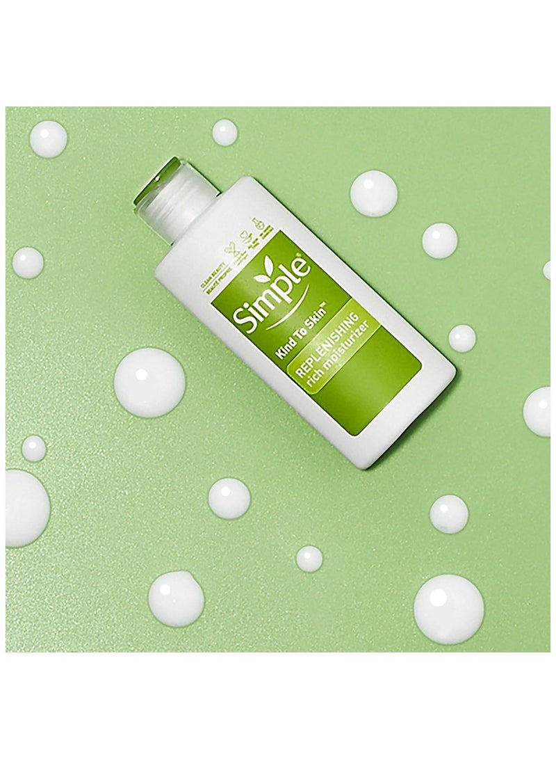 Simple Kind to Skin Face Moisturizer For Sensitive Skin Replenishing Rich 12 Hour Moisturization for All Skin Types 4.2 oz - Image 4