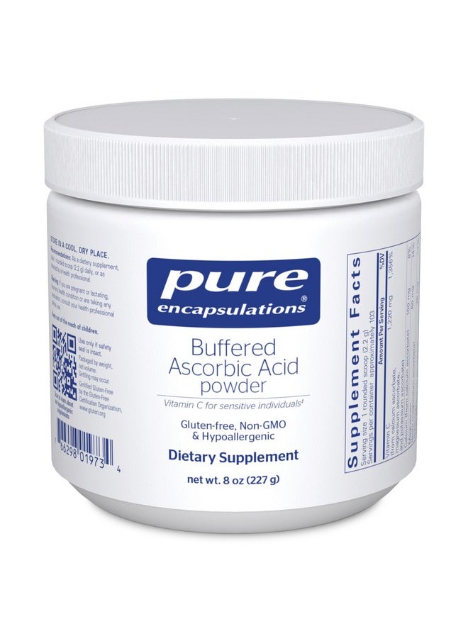 Pure Encapsulations Pure Encapsulations Buffered Ascorbic Acid Powder | Vitamin C Supplement for Sensitive Individuals | 8 Ounces  - Image 1