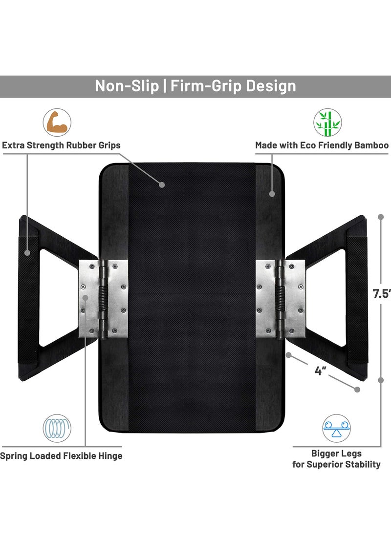 Excefore - Sofa Arm Clip Table for Wide Couches, Couch Arm Tray Table, Portable Table, TV Table and Side Tables for Small Spaces, Stable Sofa Arm Table for Eating and Drink Table - Image 1