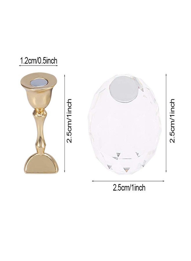 riteu Nail Tips Stand Holder, Magnetic Nail Tip Practice Stand Nail Tips Stand Nail Art Equipment Stand Salon Diy Manicure For Nail Art Equipment 4 Types Practice (Type2) - Image 3