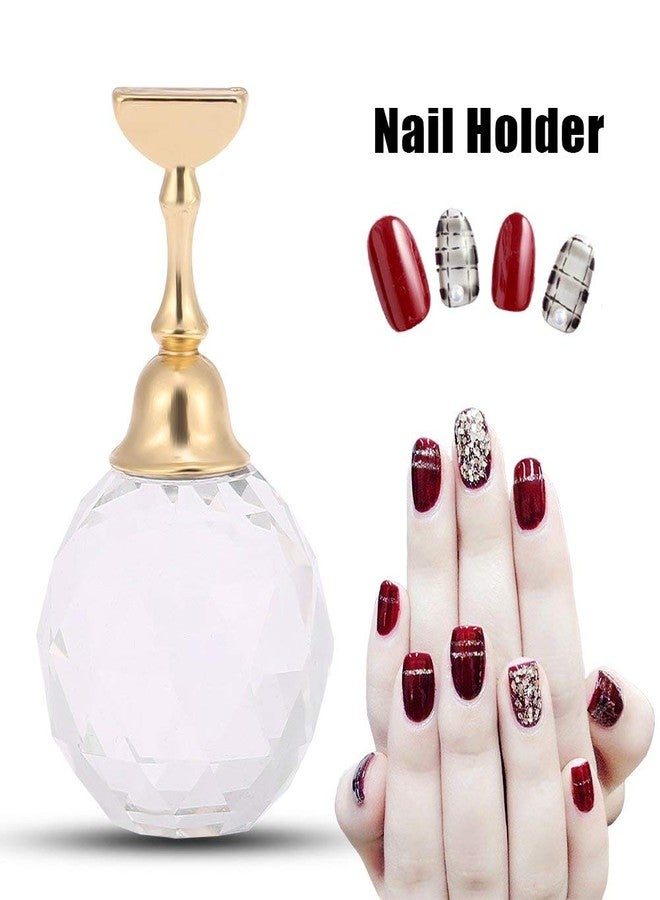 riteu Nail Tips Stand Holder, Magnetic Nail Tip Practice Stand Nail Tips Stand Nail Art Equipment Stand Salon Diy Manicure For Nail Art Equipment 4 Types Practice (Type2) - Image 4