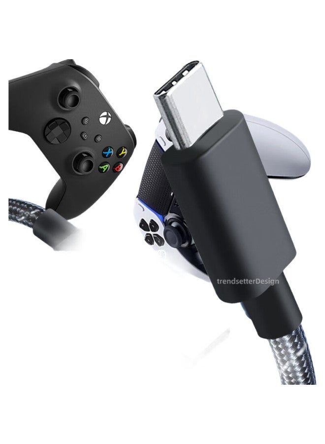 Win Potential Yingqian Game Controller Cable, Data Cable, Microsoft Xbox, Sony Ps5, Thor, Gai Fei, Beitong Controller Charging Cable, Type-C Fast Charging, 2.8 Meters - Image 1