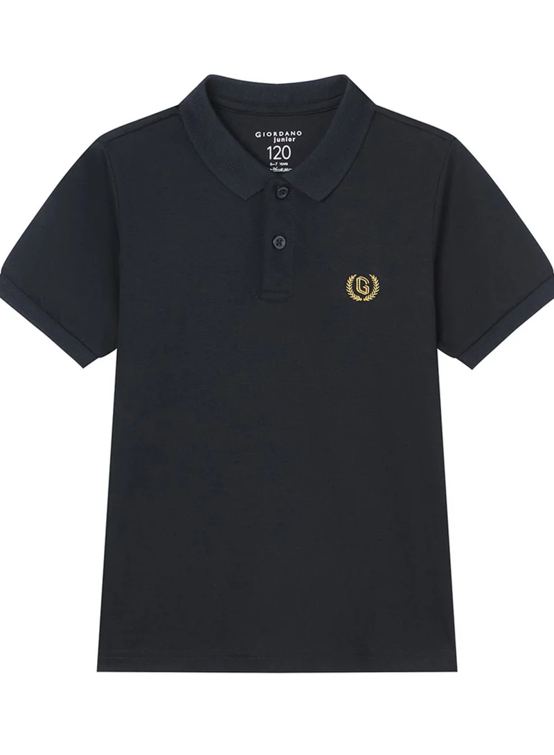 GIORDANO  Kids' Slim Fit Liquid Touch Cotton Polo  | Best Price UAE