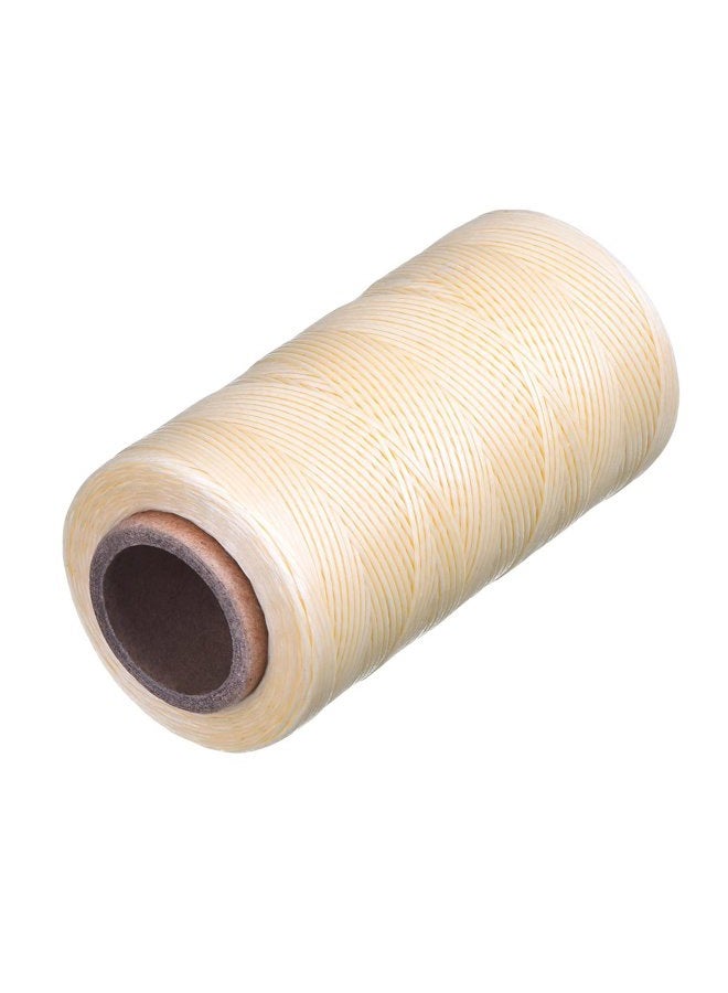 eBoot 260m 150D 1 mm Leather Sewing Waxed Thread Cord for Leather Craft DIY (Beige) - Image 3