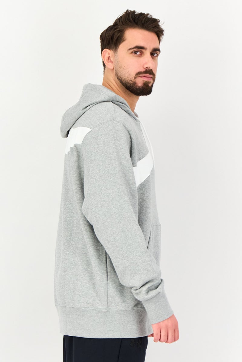 Nike Men Sportswear Fit Long Sleeves Outdoor Hoodie, Heather Grey - Image 2